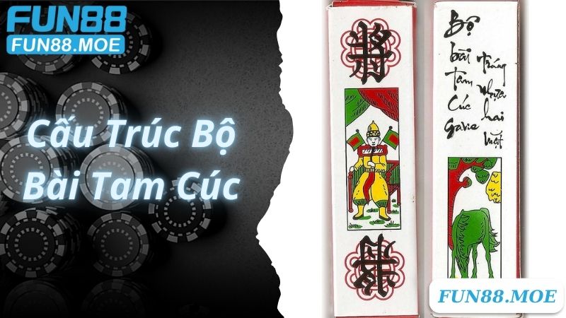 Cách chơi bài Tam Cúc, cấu trúc bộ bài