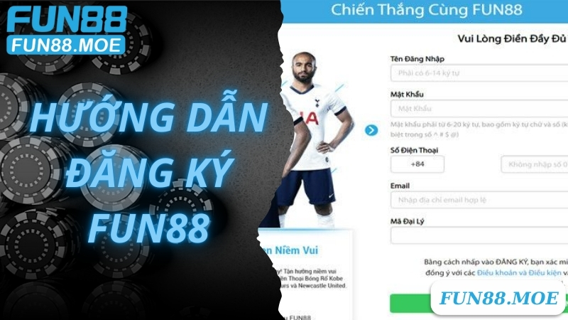 Hướng dẫn các bước đăng ký Fun88 nhanh chuẩn nhất 2024