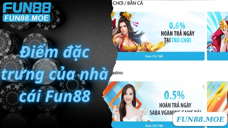 Các trò chơi tại nhà cái Fun88