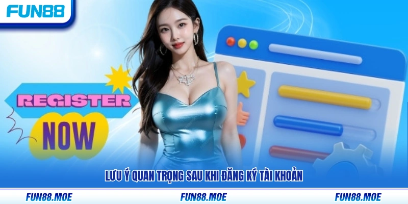 Những điểm cần ghi nhớ sau khi tạo tài khoản